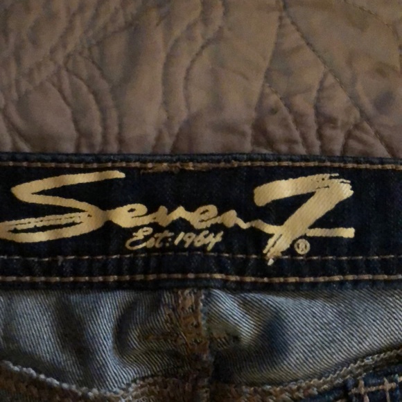 Seven7 jeans size 10 length 33in bootcut - Picture 2 of 7